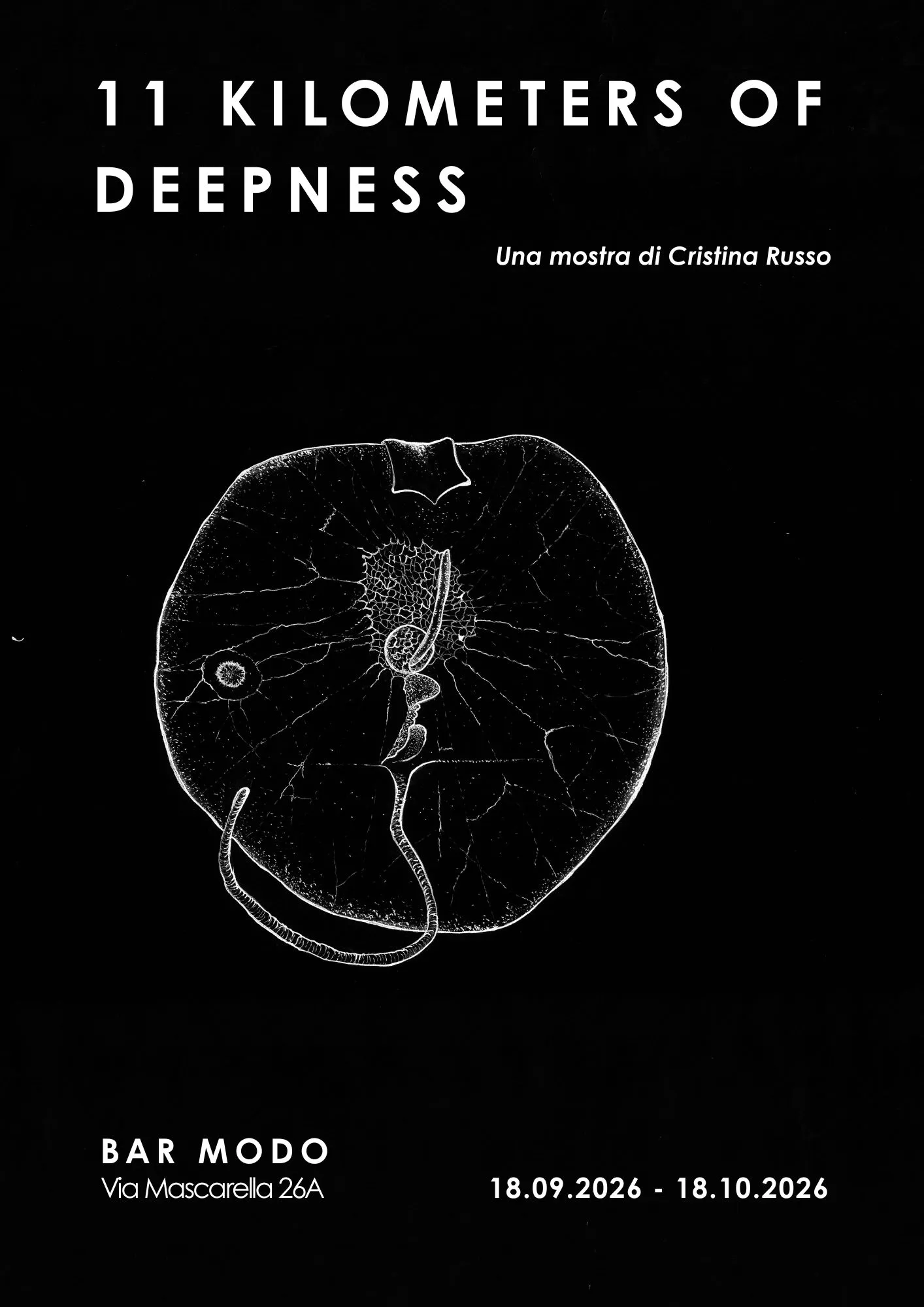 11 kilometers of depness mostra di Cristina | EtimoloWALK
